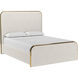 Tometi Chacha Cream Bed, Queen